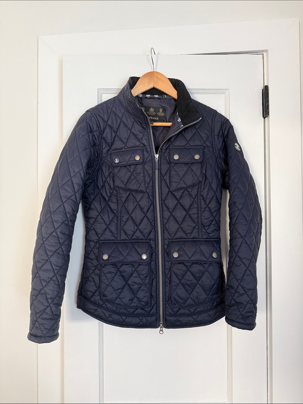 Barbour Navy Quilted Women’s Jacket Size 4